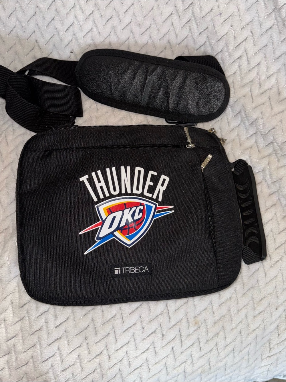 OKC Thunder Black Crossbody Bag by Tribeca